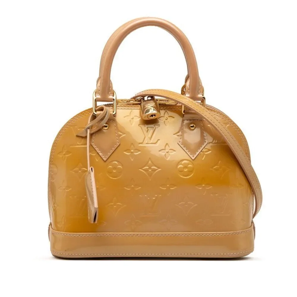 Louis Vuitton Alma BB Vernis Handbag